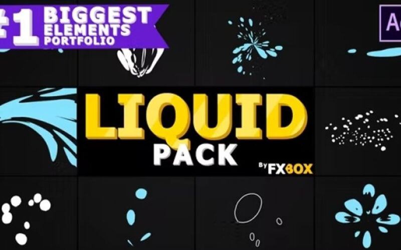 Abstract Liquid Elements | After Effects