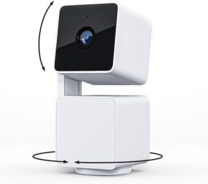 WYZE Cam Pan V3 Interior/Exterior Classificação Ip65 1080P Pan/Inclinar/Câmera De Segurança Residencial Inteligente Wi-Fi Com Ampliação Com Cor Visão Noturna, Áudio Bidirecional,Branco