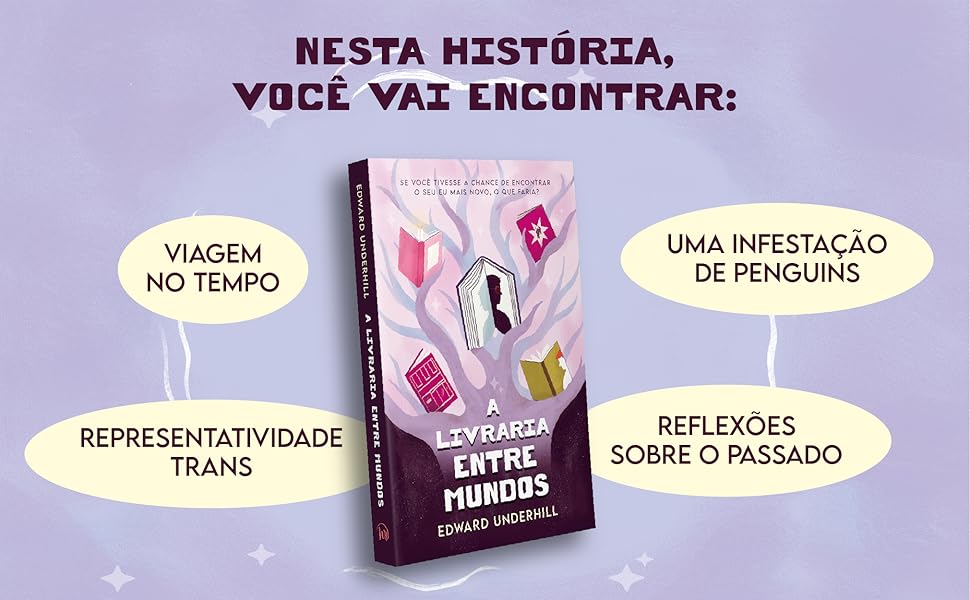 Nesta história, você vai encontrar: viagem no tempo, representatividade trans, penguins, etc
