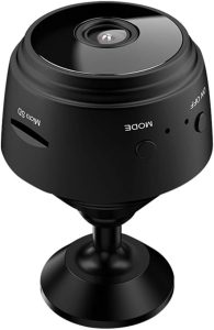 yeacher Mini câmera WiFi A9 Mini câmera APP remoto Home Security 1080P Câmera IR Câmera sem fio Home Cam com visão noturna e detecção de movimento para interior e exterior