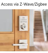 zwave zigbee connect home hub segurança fechadura eletrônica entrada segurança smartkey segurança