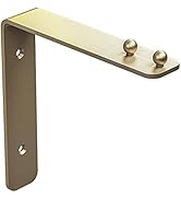 National Hardware N275-504 Gancho quadrado para plantas, 18 cm, ouro escovado