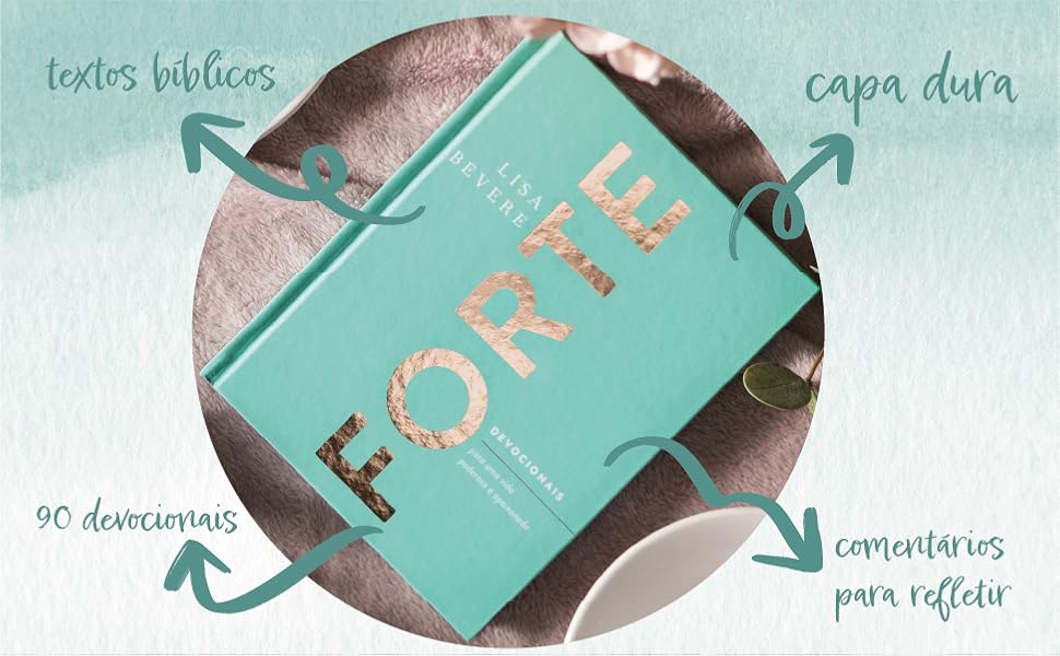Textos bíblicos, capa dura, 90 devocionais, comentários para refletir.