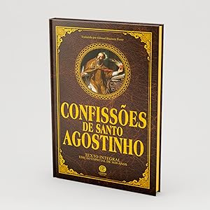 livro edição de luxo confissões de santo agostinho