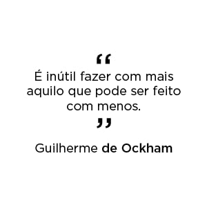 Guilherme de Ockham, ciência, simplicidade, teoria, revolução, livro