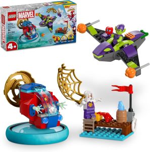 Brinque com LEGO® Marvel Spidey vs. Duende Verde: Boneco do Homem Aranha e Bonecos da Marvel para Crianças 4+, com LEGO Spidey e Duende Verde – Aventuras de Super-heróis Incríveis!