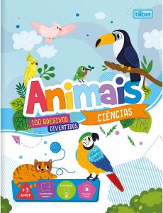 Tilibra - Cartilha de Atividades de Ciências - Animais Académie: 8 Folhas com Habilidades de Observação e Classificação para Crianças