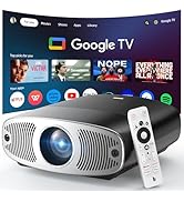Bettdow Projetor 4k 3D 25000 Lumens Full Hd 1080p Compatível Com Android 9.0(AOSP)+Google TV, Sup...