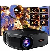 Bettdow Projetor 4k 8k 12000 Lumens Hd 1080p Compatível Completo De Android 9, Smart Projetores R...