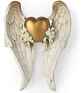 BC Decoração de casa asa de anjo, decorações de coração e Calla para casamento, guardião e escultura de amor...