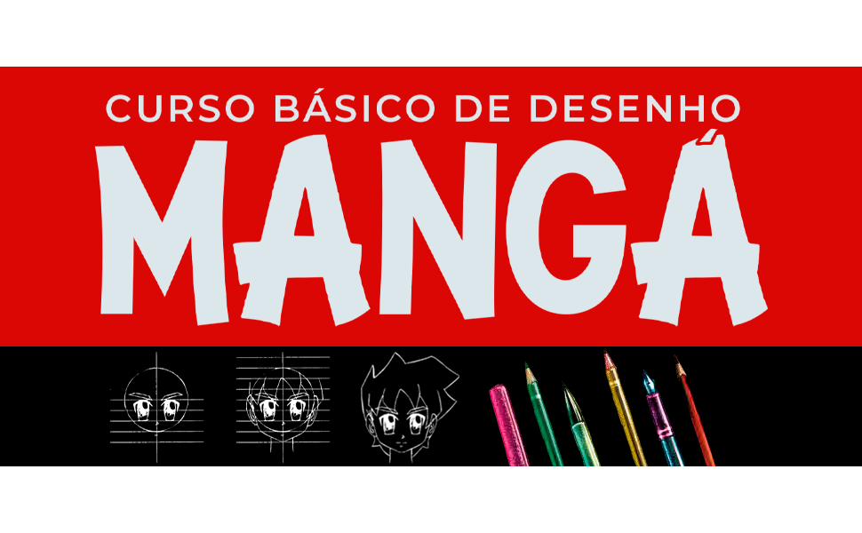 curso básico de desenho mangá livro para aprender a desenhar para iniciantes personagens de mangá