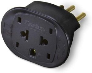 Adaptador para tomada Universal 2PT 10A 250V - Preto