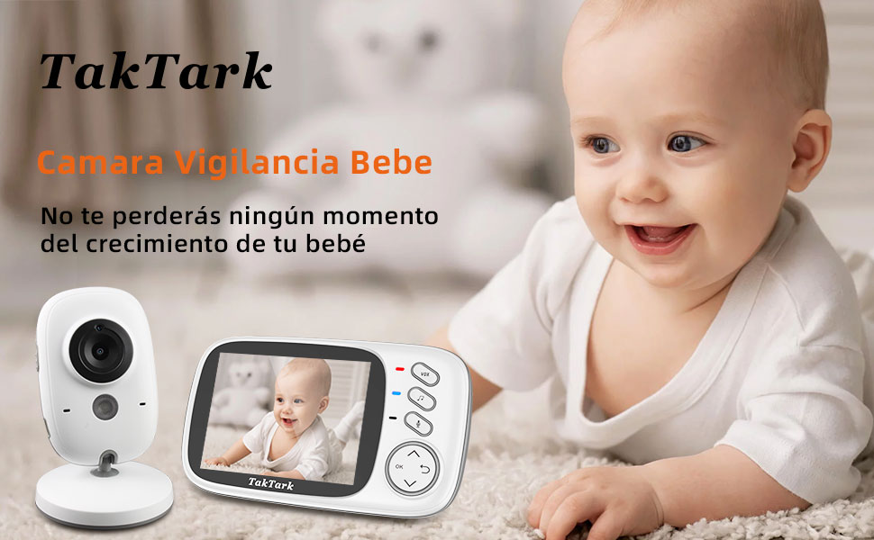 monitor para bebês com câmera e áudio
