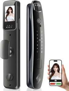 Fechadura Inteligente, Fechadura Eletronica Biometria, Fechadura Digital Biometria, Fechadura Eletronica com Camera, Fechadura Digital Wifi Abertura Via Biometria, Senha NuméRica, Aplicativo Campainha