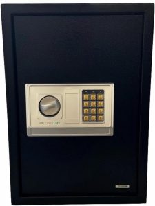 Cofre Eletrônico Senha Ou Chave 50x35x30 Com Prateleira