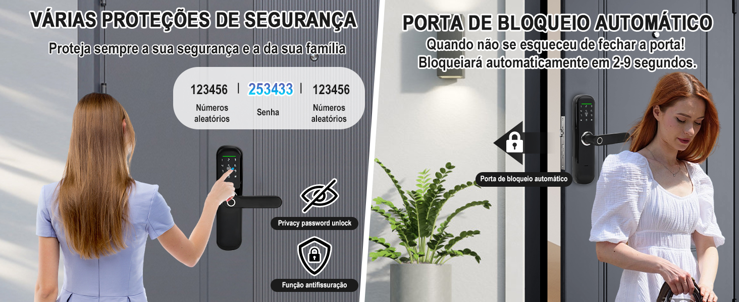 Fechadura ElectróNica Inteligente Da Porta