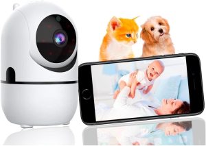Babá Eletrônica Câmera Sem Fio Wifi Visão Noturna Microfone