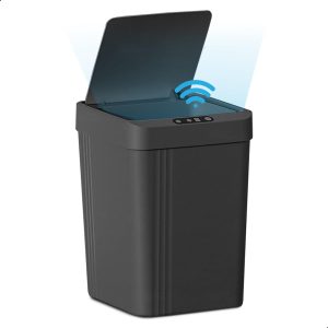 Lixeira Eletrônica Inteligente 13L Preta - Abre Sem Encostar Sunfy Shop
