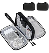 Organizador eletrônico FYY, [2 peças] Bolsa organizadora de cabos de viagem Acessórios eletrônicos Estojo de transporte Po...