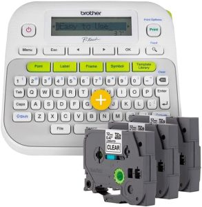 ROTULADOR BROTHER ELETRONICO PORTATIL COM FITA - PTD210BP