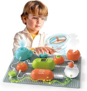 Eletrônica Exploração Ciência STEM Kits Educacionais Brinquedo Infantil 300 Projetos 27 Partes do Circuito