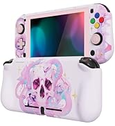 PlayVital ZealProtect Capa protetora para Nintendo Switch Lite, capa rígida ergonômica com aderência f...