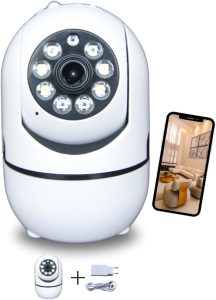 Babá Eletrônica Bebê Wi Fi Visão Noturna Com Áudio Idoso Pet