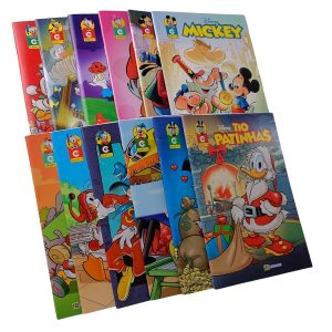 Kit Lote 10 Gibis Novos Disney Mickey Pateta Donald Diversos