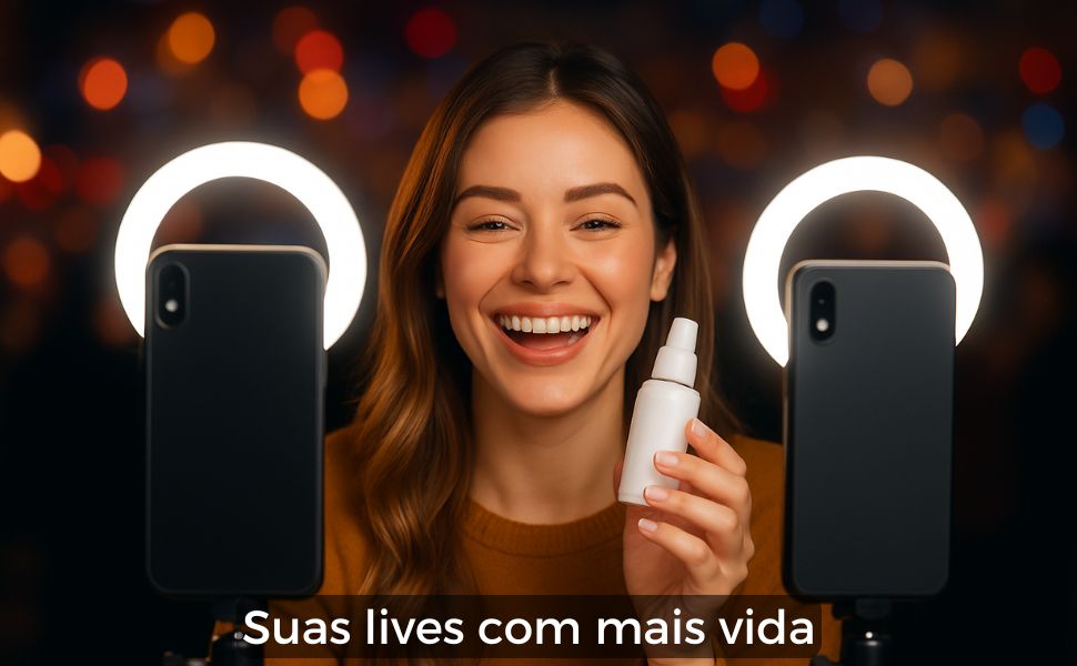 mulher e 2 light rings