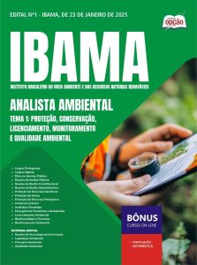 Apostila Ibama - Analista Ambiental - Tema 1: Proteção, Conservação, Licenciamento, Monitoramento e Qualidade Ambiental