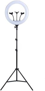 Ring Light Led Iluminador Anel Luz de 18 Polegadas 48CM Tripé e controle Multifuncional