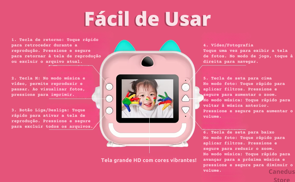 câmera de impressão