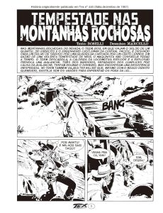 Tex Coleção Nº 499: Tempestade nas montanhas rochosas