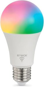 Steck, Lâmpada Inteligente 12W, RGBW Wi-Fi, Bivolt