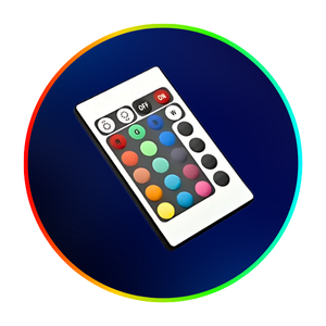 Fita LED Colorida RGB 5050 + Controle + Fonte 5 metros