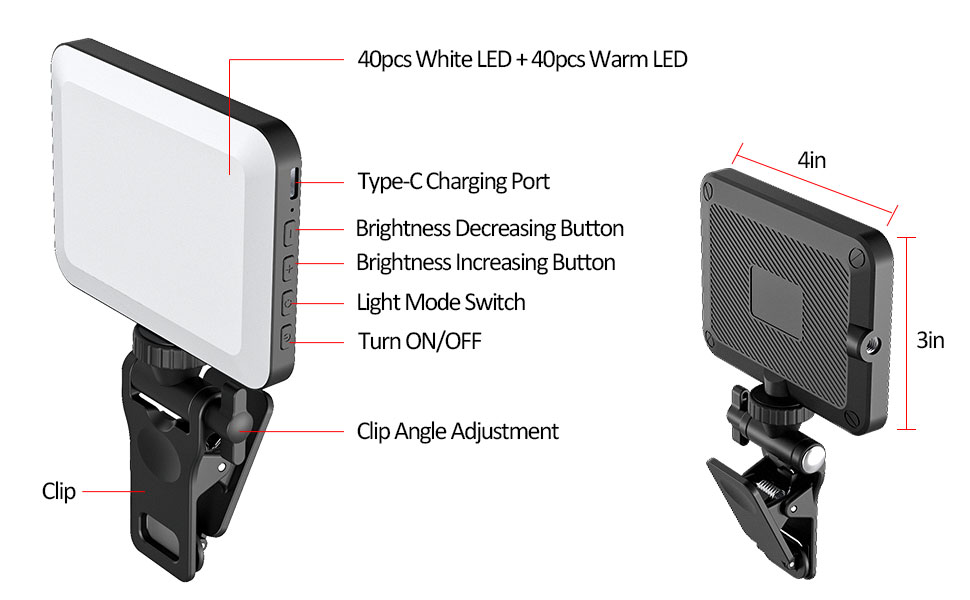 Clipe de Luz para Telefone