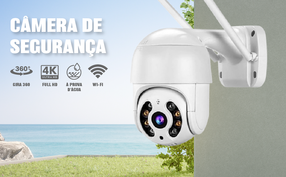 Câmera De Segurança Wi-fi Externa