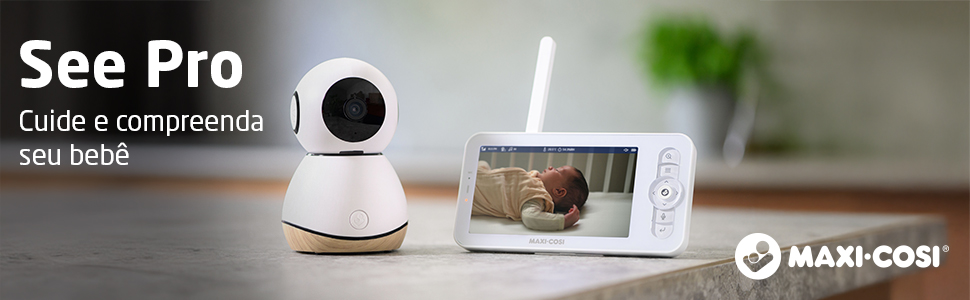 Maxi-Cosi, Babá Eletrônica See Pro com Monitor, White