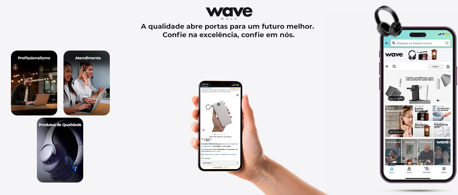 A qualidade abre portas para um futuro melhor. Confie na exceclência, confie em nós