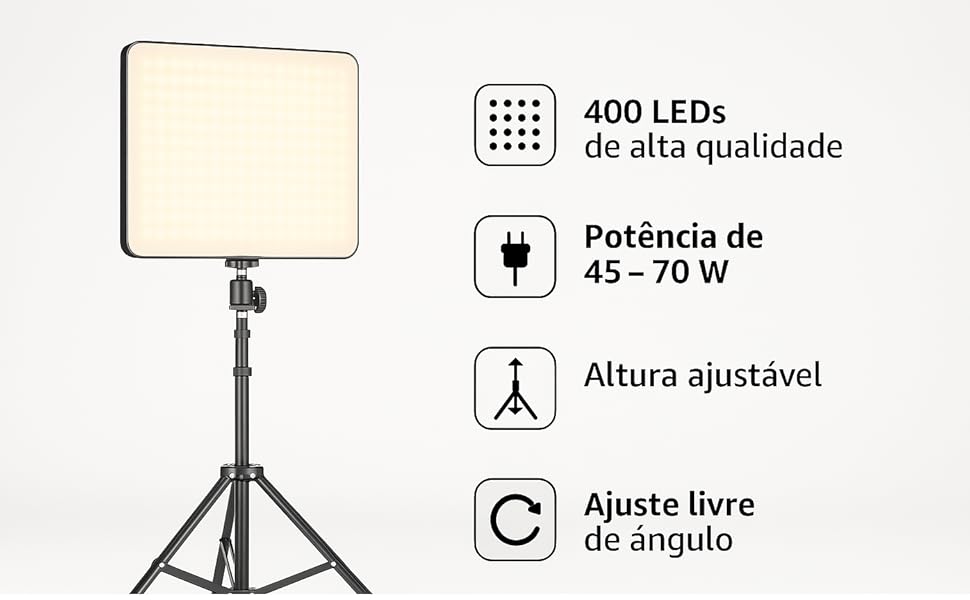 iluminador led, ringlight, luz led, ring light retangular