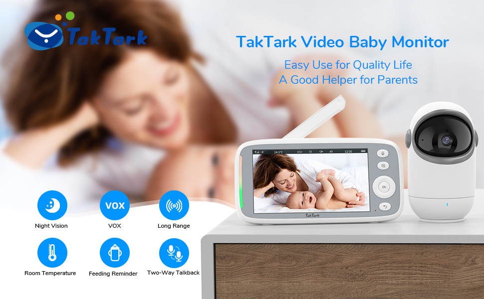 Baby Monitor with Camera and Audio