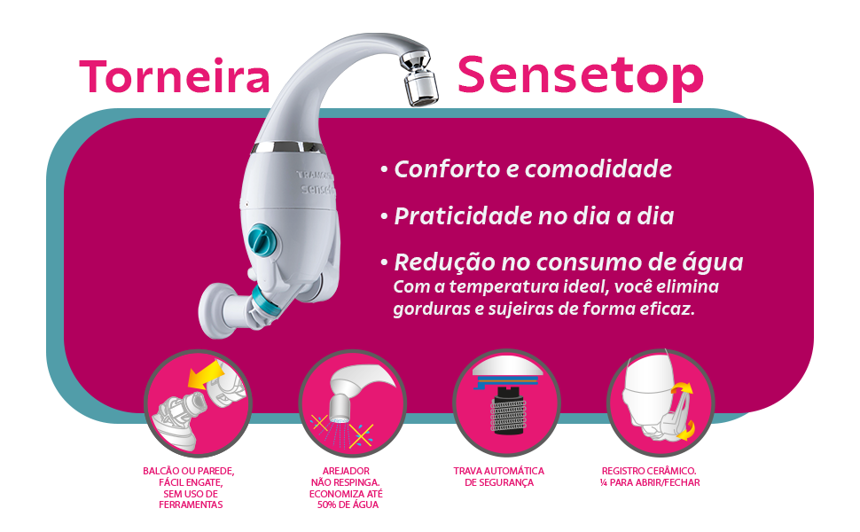 Torneira Sensetop