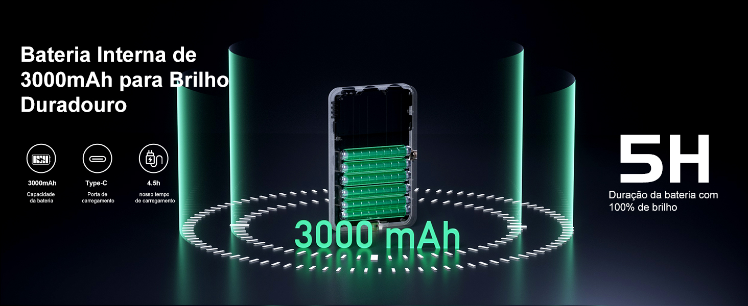 luz de led portatil