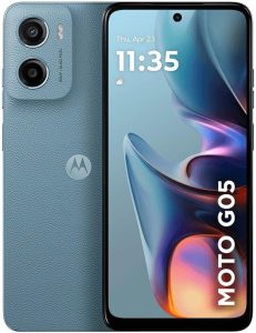 Smartphone Motorola Moto g05-128GB 12GB (4GB RAM + 8GB Ram Boost) e Camera 50MP com AI Bateria de 5200 mAh Tela 6.7" com Superbrilho - Cinza