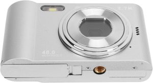 Câmera Digital 48MP 1080P Câmera Selfie Com Zoom de 8X e Anti Vibração para Estudantes, Festa de Viagem, Cerimônia de Casamento