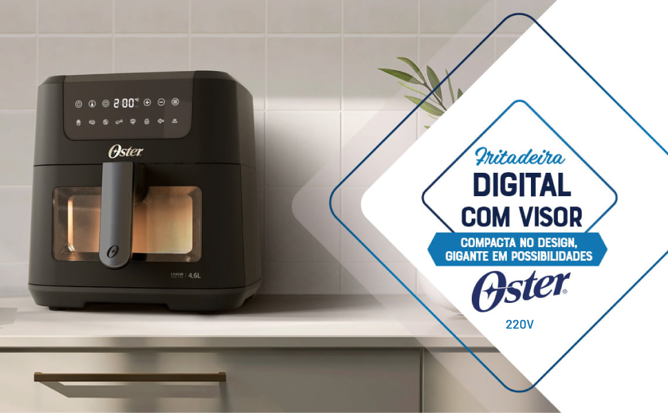 Oster Fritadeira Sem Óleo, 4,6L