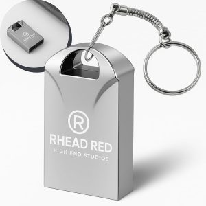 Mini Pen Drive Mini Chaveiro de Metal Rápido Ideal Para Armazenar Arquivos Fotos Musicas e Videos Metálico 64gb Resistente Ultra Rápido Cor Linha Premium (64, GB)