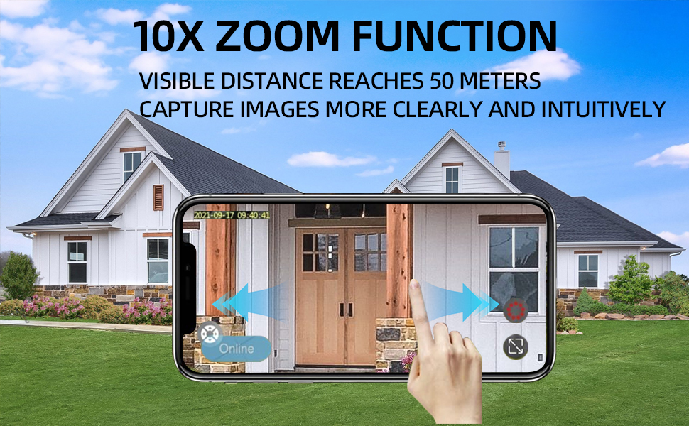 Câmera de segurança externa sem fio solar Pannel