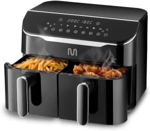 1755159042_Fritadeira-Eletrica-Air-Fryer-8L-2-Gavetas-127V-1800W-Preto