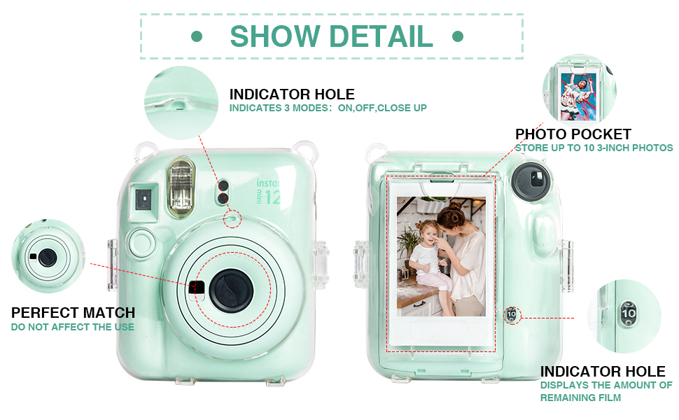 capa instax mini 12
